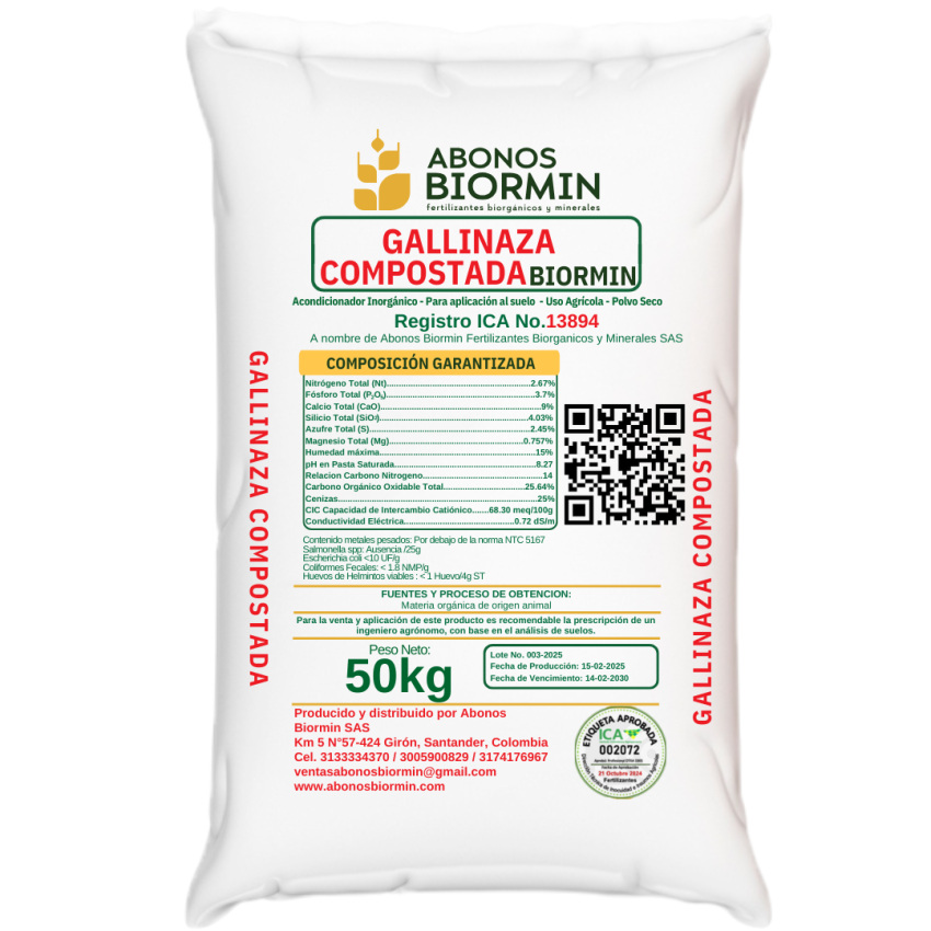 imagen de GALLINAZA COMPOSTADA