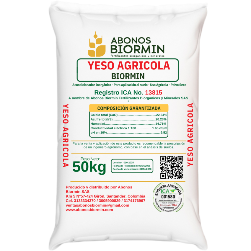YESO AGRÍCOLA